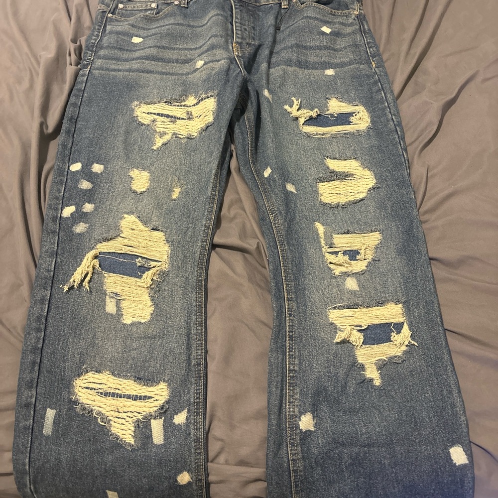 Boohoo Man Ice Blue jeans